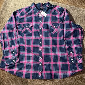 Torrid Plaid Shirt Long Sleeved Plus Size 5